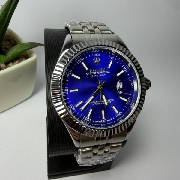 Rolex P linha fundo de vidro